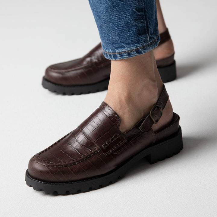 TATAR Zero Waste Slingback‑Loafer