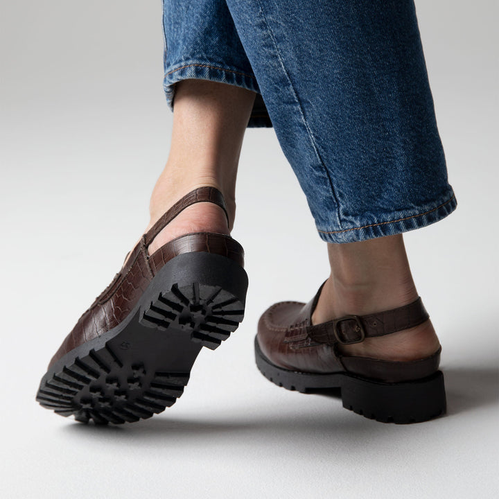 TATAR Zero Waste Slingback‑Loafer