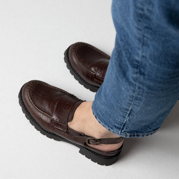 TATAR Zero Waste Slingback‑Loafer