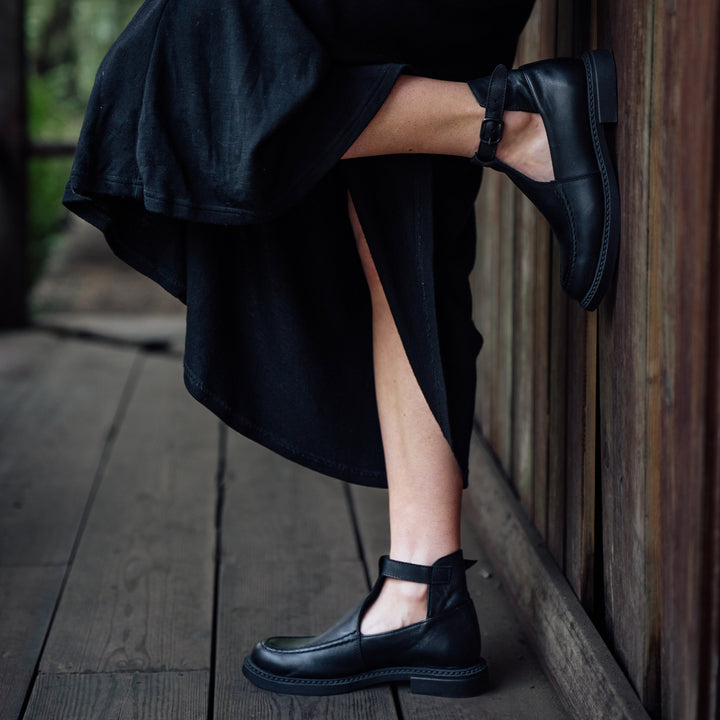 KRASSI hohe Mary Jane Schuhe