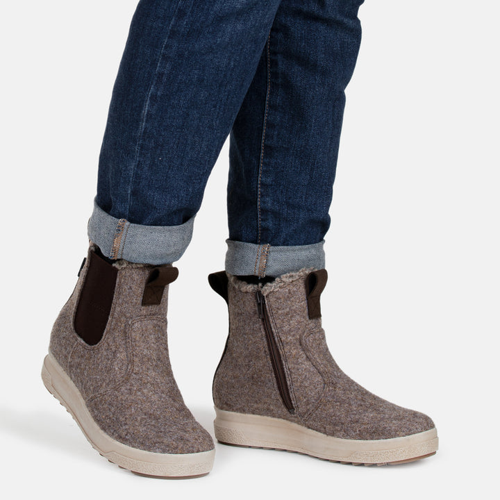 KEVO Damen GORE-TEX® Filz Chelsea-Stiefel
