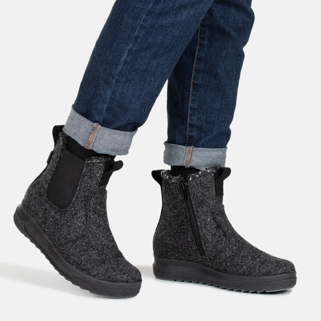 KEVO Damen GORE-TEX® Filz Chelsea-Stiefel