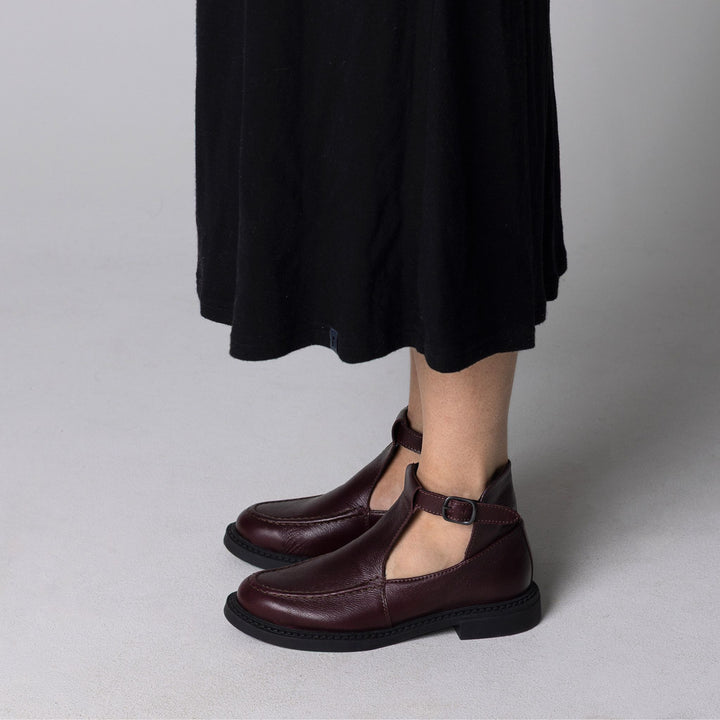 KRASSI hohe Mary Jane Schuhe