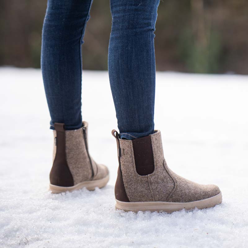 MALLA Damen GORE-TEX® Filz Chelsea-Stiefel