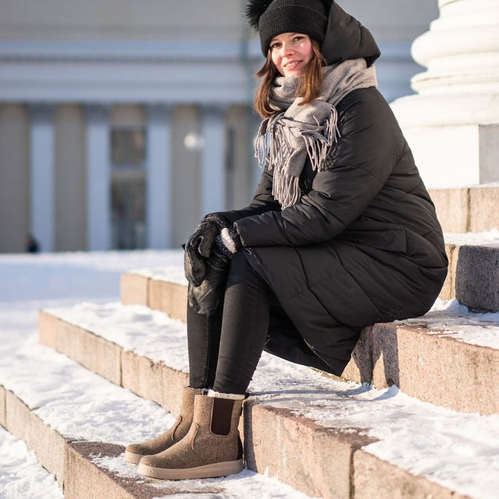MALLA Damen GORE-TEX® Filz Chelsea-Stiefel