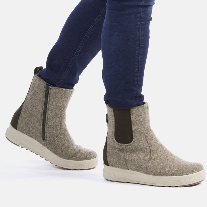 MALLA Damen GORE-TEX® Filz Chelsea-Stiefel