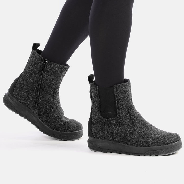 MALLA Damen GORE-TEX® Filz Chelsea-Stiefel