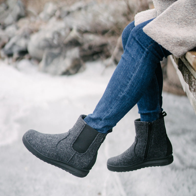 MALLA Damen GORE-TEX® Filz Chelsea-Stiefel